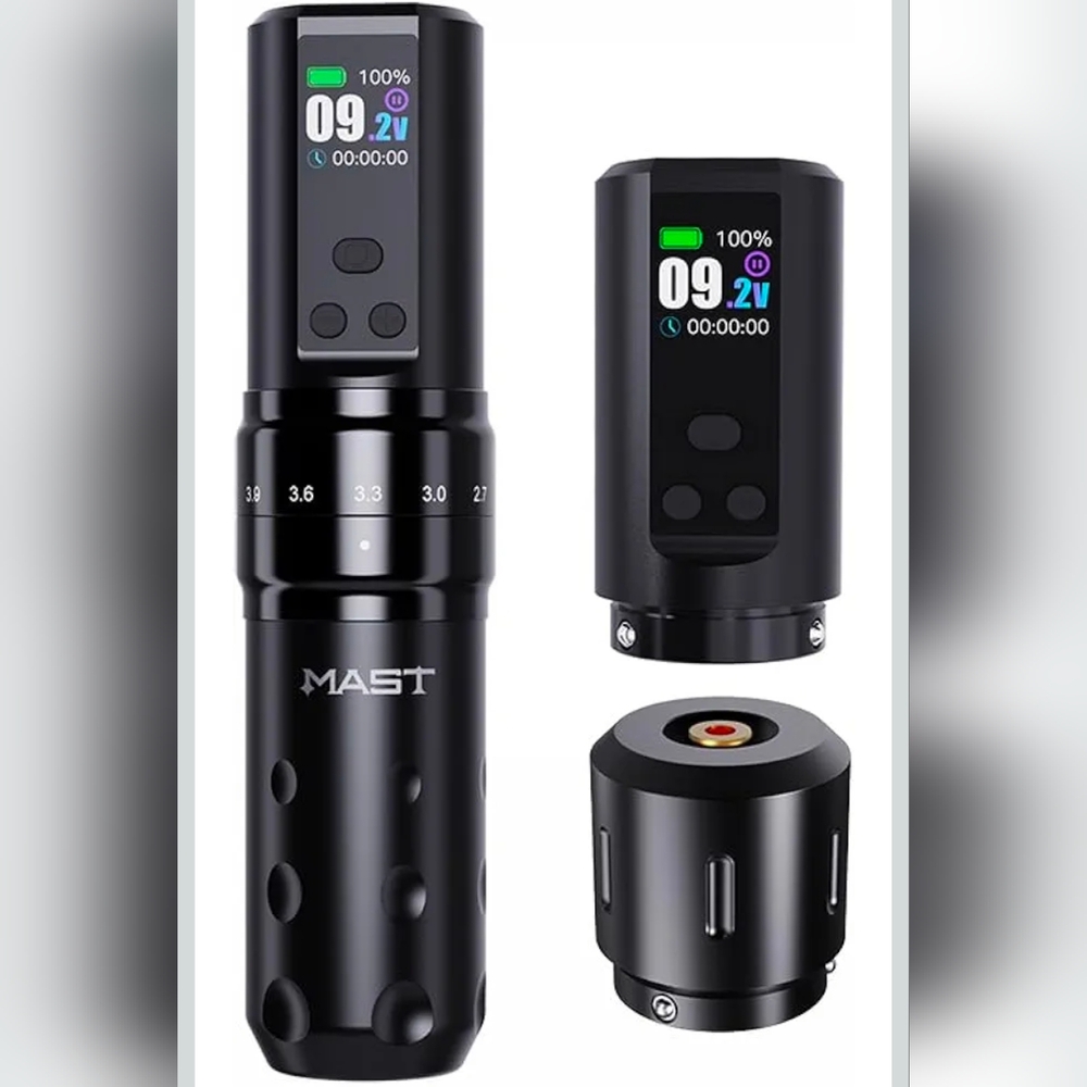 Mast Fold2 Pro Tattoo Gun, Wireless Rotary Tattoo Pen Machine NIB